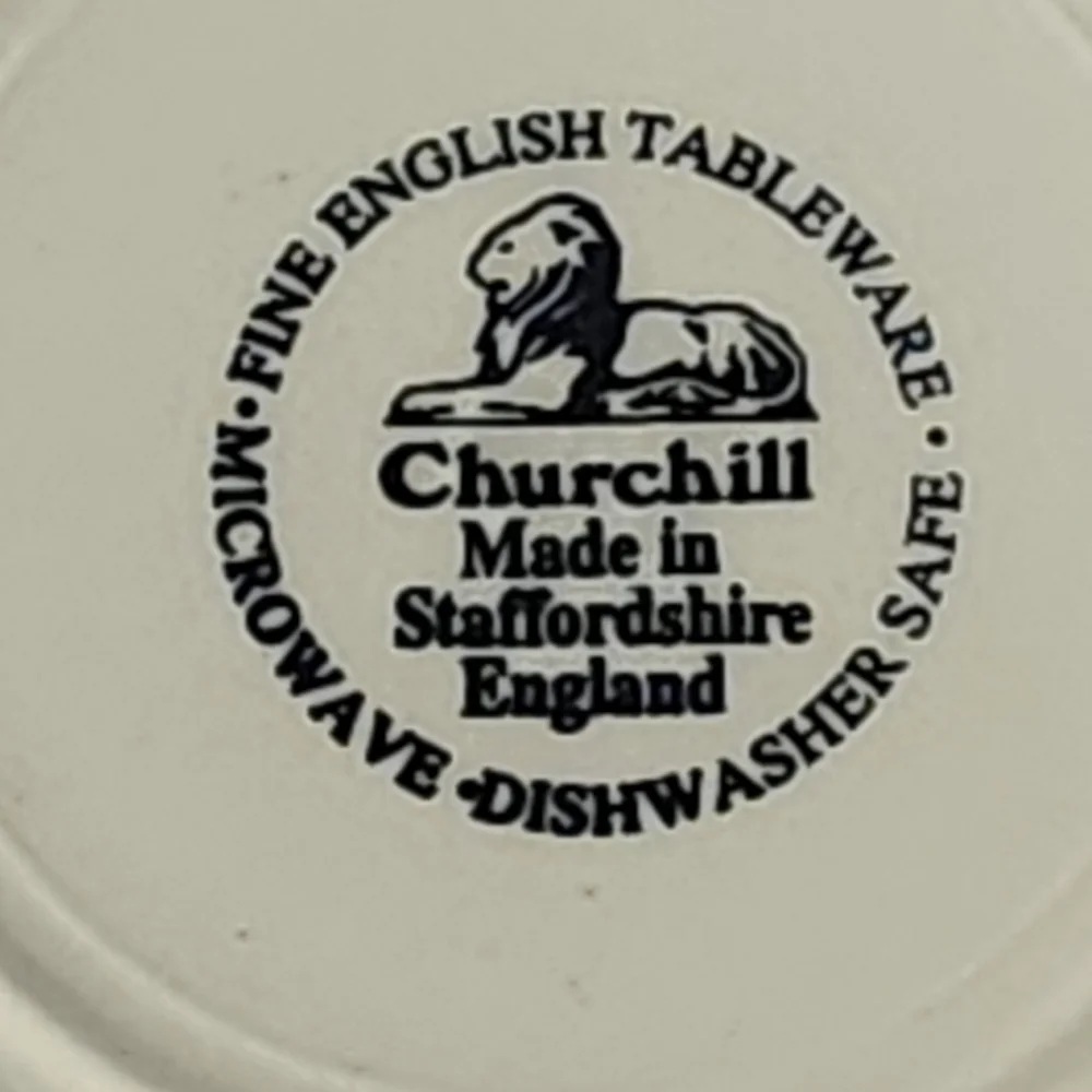 Churchill Blue Willow Pattern Bowl - Picture 6 of 6